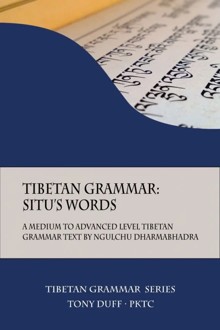 Tibetan Grammar : Situ's Words: A Medium to Advanced Level Grammar Text