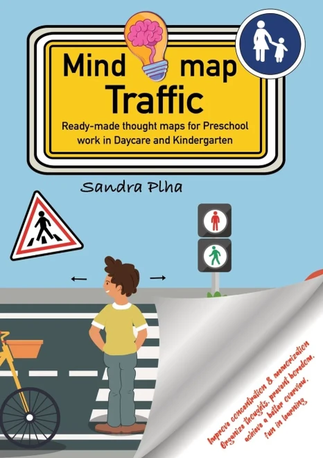 KitaFix-Mindmap Traffic (Ready-made Thought Maps for Preschool Work in Daycare and Kindergarten) : Improve Concentration & Memorization Organize Thoughts, Prevent Boredom, Achieve a Better Overview, Fun in Learning