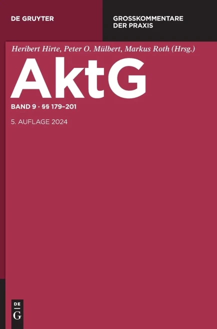Aktiengesetz/ §§ 179-201