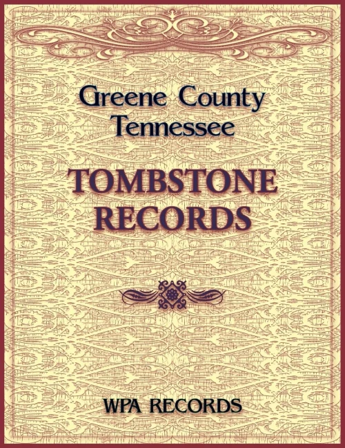 Greene County, Tennessee Tombstone Records