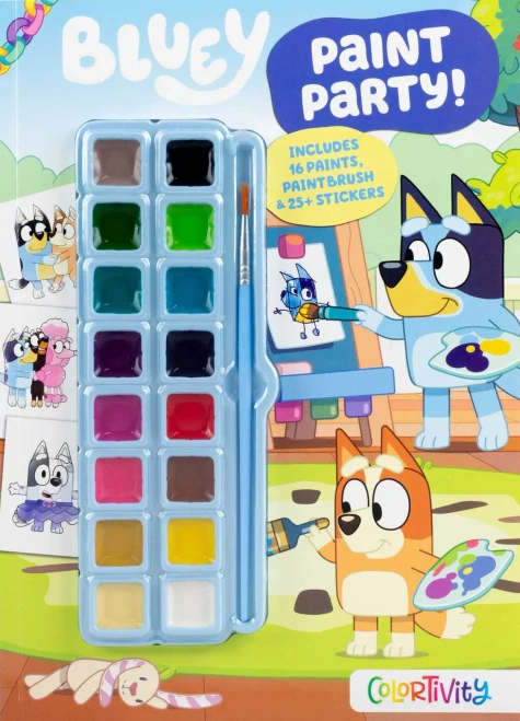 Bluey Colortivity: Paint Party!