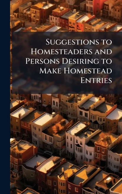 Suggestions to Homesteaders and Persons Desiring to Make Homestead Entries - (Hardback or Cased Book)