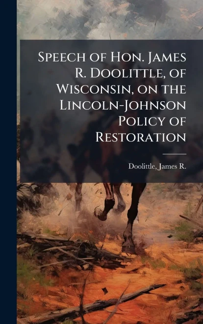 Speech of Hon. James R. Doolittle, of Wisconsin, on the Lincoln-Johnson Policy of Restoration - (Hardback or Cased Book)