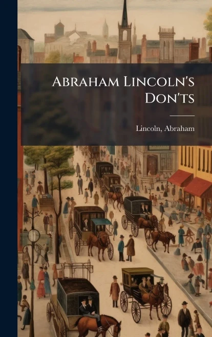 Abraham Lincoln's Don'ts - (Hardback or Cased Book)