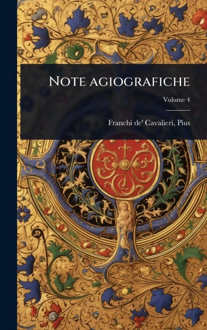 Note agiografiche - (Hardback or Cased Book)