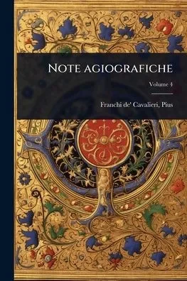 Note agiografiche - (Paperback or Softback)