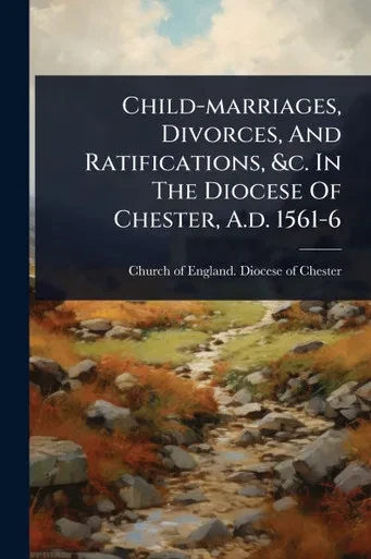 Child-marriages, Divorces, And Ratifications, &c. In The Diocese Of Chester, A.d. 1561-6 - (Paperback or Softback)