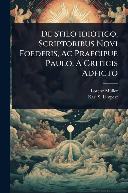 De Stilo Idiotico, Scriptoribus Novi Foederis, Ac Praecipue Paulo, A Criticis Adficto - (Paperback or Softback)