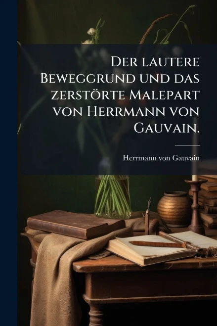 Der lautere Beweggrund und das zerstörte Malepart von Herrmann von Gauvain. - (Paperback or Softback)
