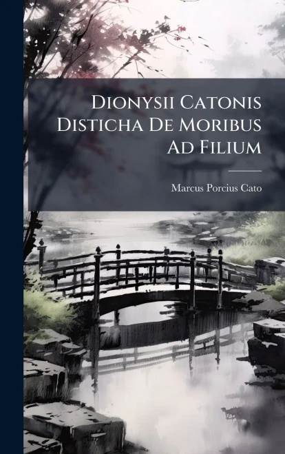 Dionysii Catonis Disticha De Moribus Ad Filium - (Hardback or Cased Book)