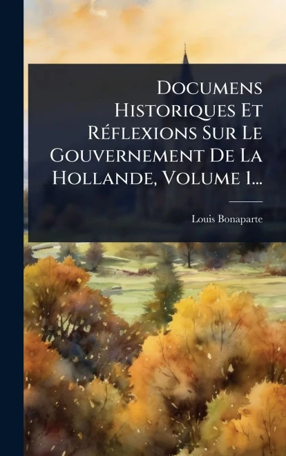 Documens Historiques Et RÃ(c)flexions Sur Le Gouvernement De La Hollande, Volume 1... - (Hardback or Cased Book)