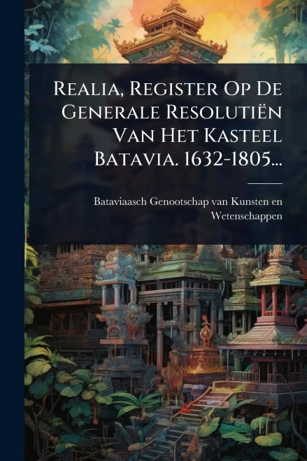 Realia, Register Op De Generale Resolutiën Van Het Kasteel Batavia. 1632-1805... - (Paperback or Softback)