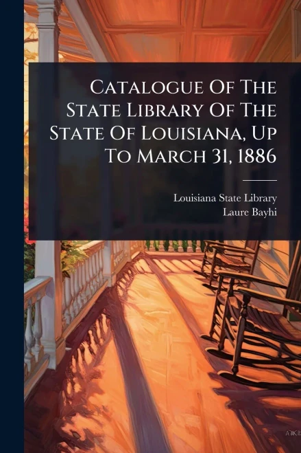 Catalogue Of The State Library Of The State Of Louisiana, Up To March 31, 1886 - (Paperback or Softback)