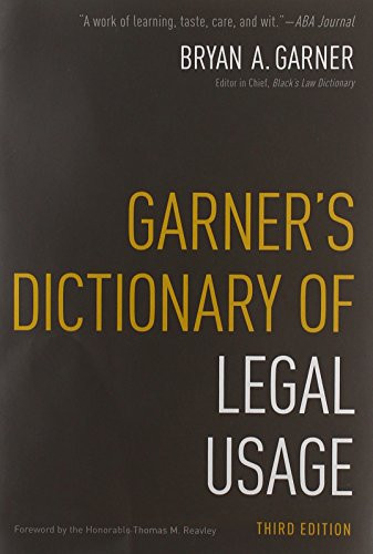 Garner'S Dictionary Of Legal Usage