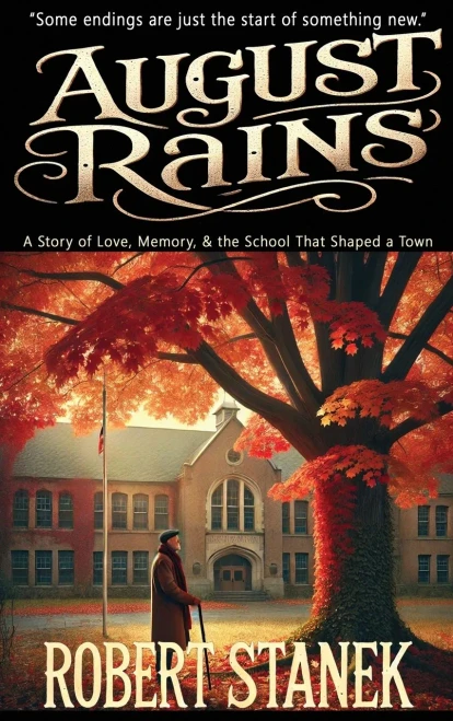 August Rains: A Novel of Love, Memory, & the School That Shaped a Town - (Hardback or Cased Book)