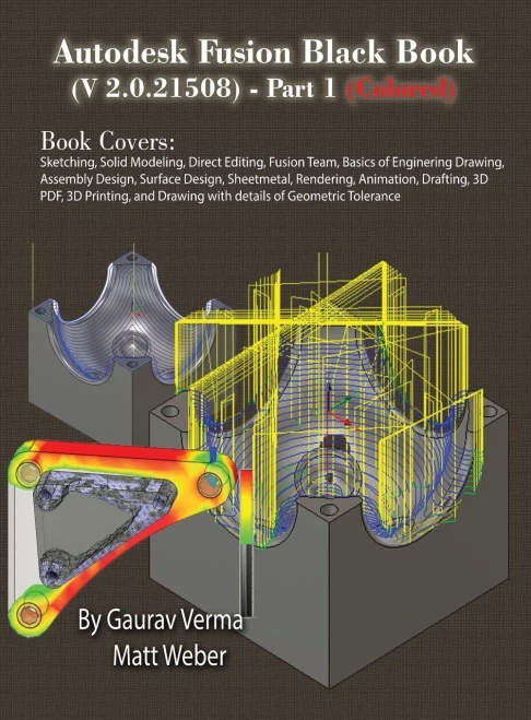Autodesk Fusion Black Book (V 2.0.21508) Part 1: (Colored) Feb. 2025