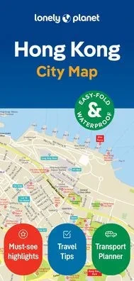 Lonely Planet Hong Kong City Map