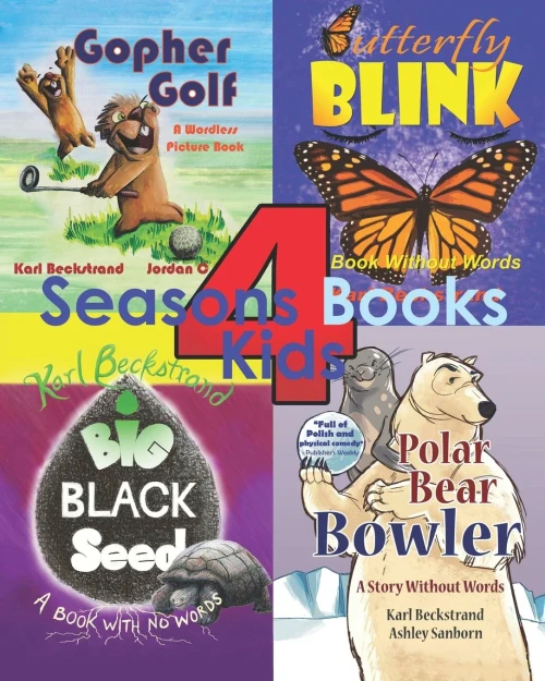 4 Seasons Books for Kids: A Wordless Collection for Beginning Readers - (Paperback or Softback)