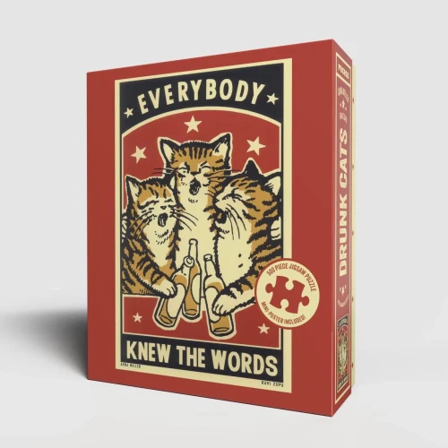 Knew the Words: 500 Piece Jigsaw Puzzle by Arna Miller & Ravi Zupa