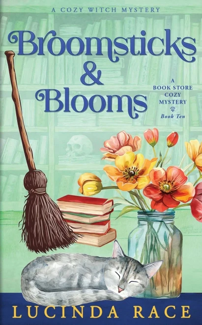 Broomsticks & Blooms: A Paranormal Witch Cozy Mystery