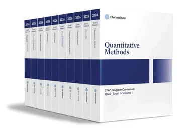 2026 Cfa Program Curriculum Level I Box Set