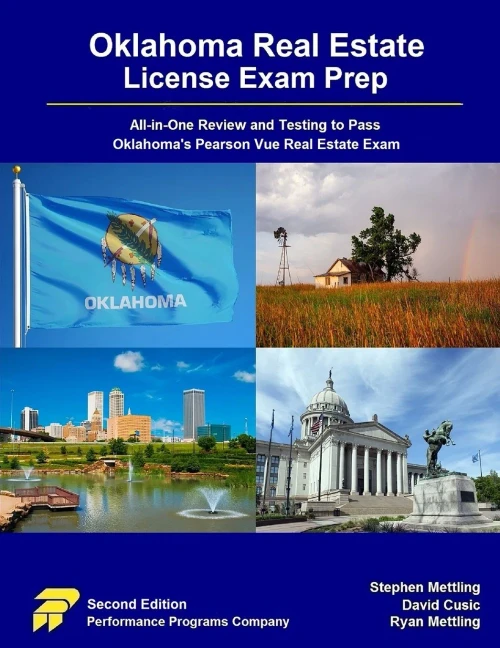 Oklahoma Real Estate License Exam Prep: All-in-One Review and Testing to Pass Oklahoma's Pearson Vue Real Estate Exam