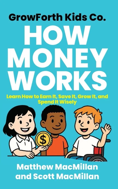 GrowForth Kids Co. How Money Works: Learn How to Earn It, Save It, Grow It, and Spend It Wisely - (Hardback or Cased Book)