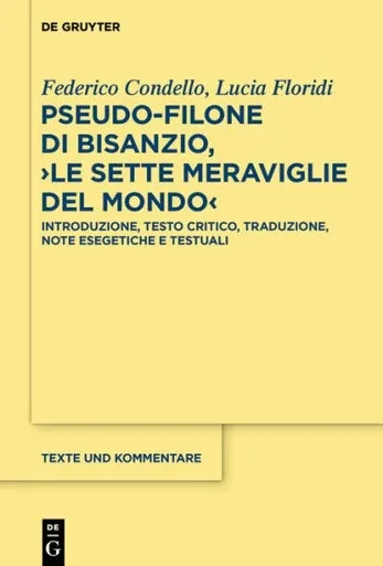 Pseudo-Filone di Bisanzio, >Le sette meraviglie del mondo