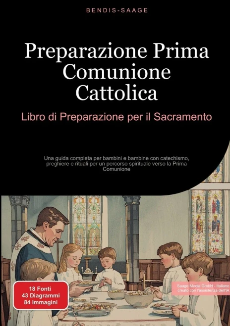 Preparazione Prima Comunione Cattolica: Libro di Preparazione per il Sacramento: Una guida completa per bambini e bambine con catechismo, preghiere e