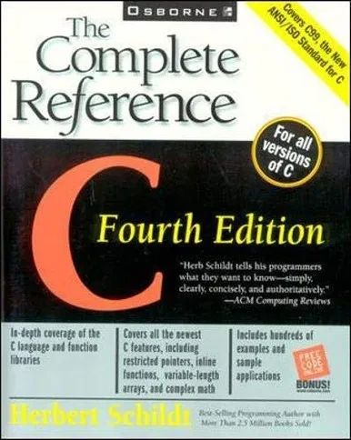 C: The Complete Reference, 4Th Ed.