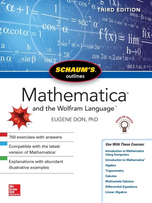 Schaum'S Outline Of Mathematica, Third Edition (Schaum'S Outlines)