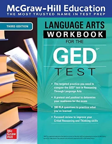 Mcgraw-Hill Education Language Arts Workbook For The Ged Test, Third Edition