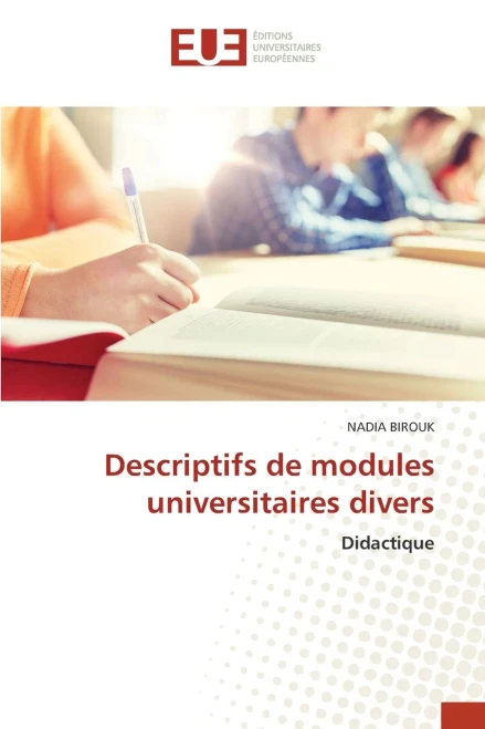 Descriptifs de modules universitaires divers