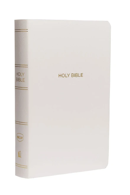Nkjv, Gift And Award Bible, Leather-Look, White, Red Letter, Comfort Print: Holy Bible, New King James Version