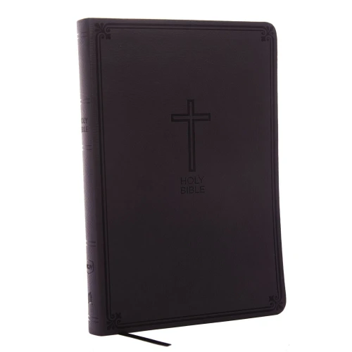 Nkjv, Value Thinline Bible, Large Print, Leathersoft, Black, Red Letter Edition, Comfort Print: Holy Bible, New King James Version