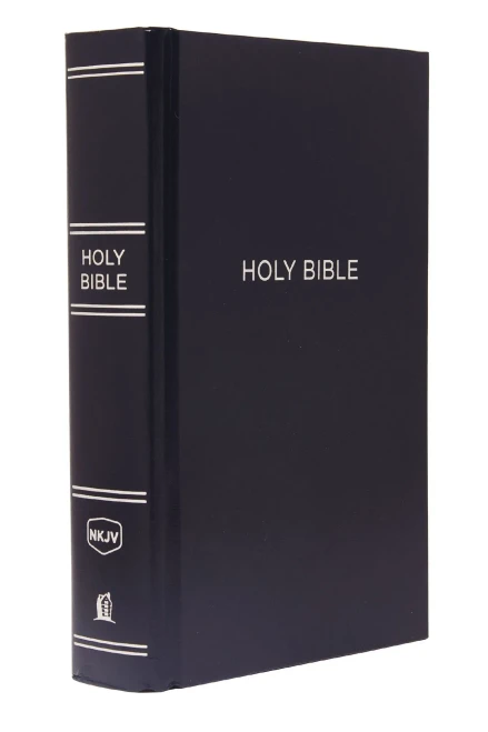 Nkjv, Pew Bible, Large Print, Hardcover, Blue, Red Letter, Comfort Print: Holy Bible, New King James Version