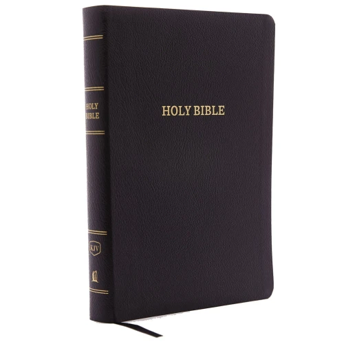 Kjv, Reference Bible, Center-Column Giant Print, Bonded Leather, Black, Red Letter, Comfort Print: Holy Bible, King James Version