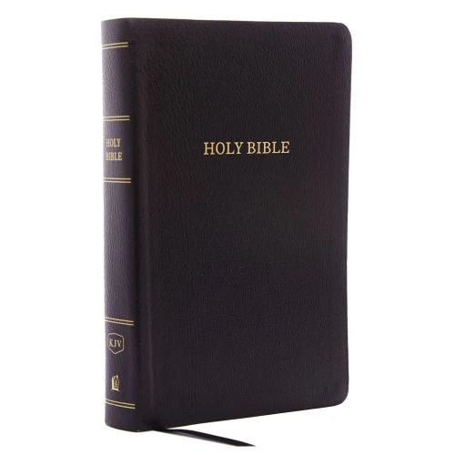 Kjv, Reference Bible, Personal Size Giant Print, Bonded Leather, Black, Thumb Indexed, Red Letter, Comfort Print: Holy Bible, King James Version
