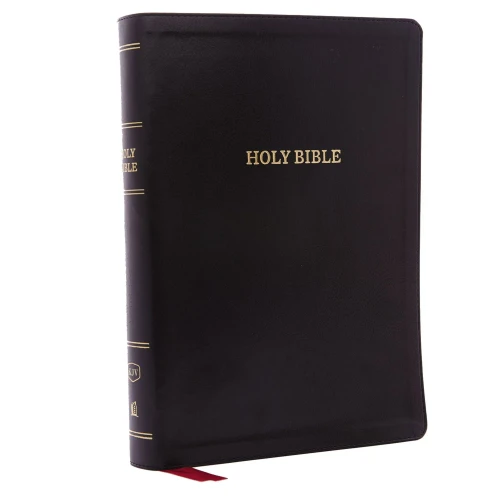 KJV, Deluxe Reference Bible, Super Giant Print, Imitation Leather, Black, Indexed, Red Letter Edition (9780785215677)