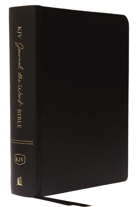 Kjv, Journal The Word Bible, Hardcover, Black, Red Letter, Comfort Print: Reflect, Journal, Or Create Art Next To Your Favorite Verses