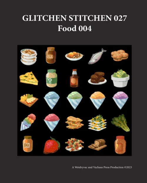 Glitchen Stitchen 027 Food 004 - (Paperback or Softback)