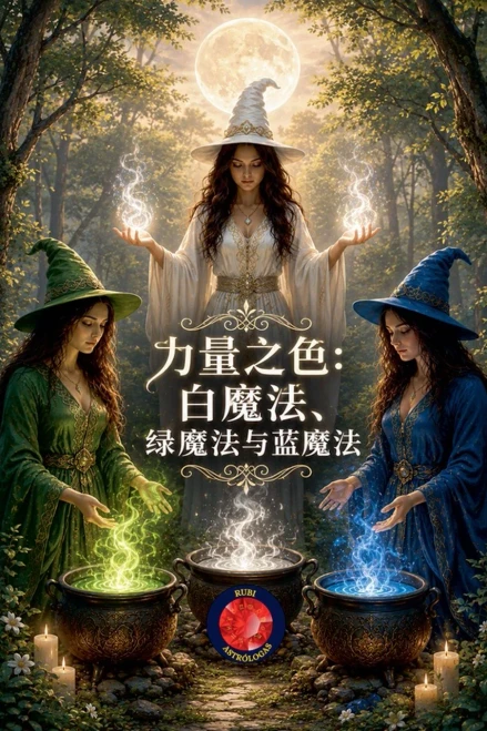 力量之色：白魔法、绿魔法与蓝魔法