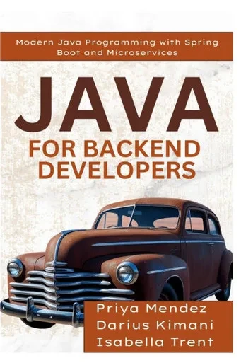 Java for Backend Developers: Modern Java Programming with Spring Boot and Microservices