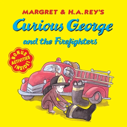 Curious George And The Firefighters (With Bonus Stickers And Audio)