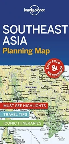 Lonely Planet Southeast Asia Planning Map 1 (Planning Maps)