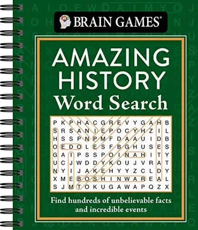 Brain Games - Amazing History Word Search: Find Hundreds Of Unbelievable Facts And Incredible Events