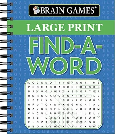 Brain Games - Large Print Find A Word