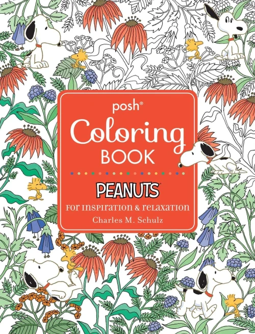 Posh Adult Coloring Book: Peanuts For Inspiration & Relaxation (Posh Coloring Books) (Volume 21)