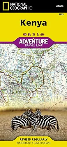 Kenya (National Geographic Adventure Map, 3205)