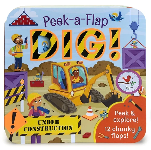 Dig: Peek-A-Flap Board Book